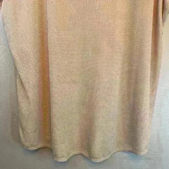 Star Vixen Light Pink Sparkle Glitter Short Sleeved HI-Low Hem Blouse‎ Size 3X - Picture 11 of 11